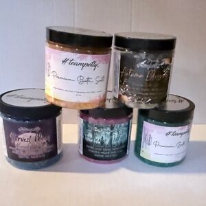 Source Unknown Assorted Bath Salts - Pink, Purple, Green, Yellow, Teal